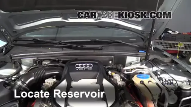 2008 Audi S5 4.2L V8 Windshield Washer Fluid Add Fluid